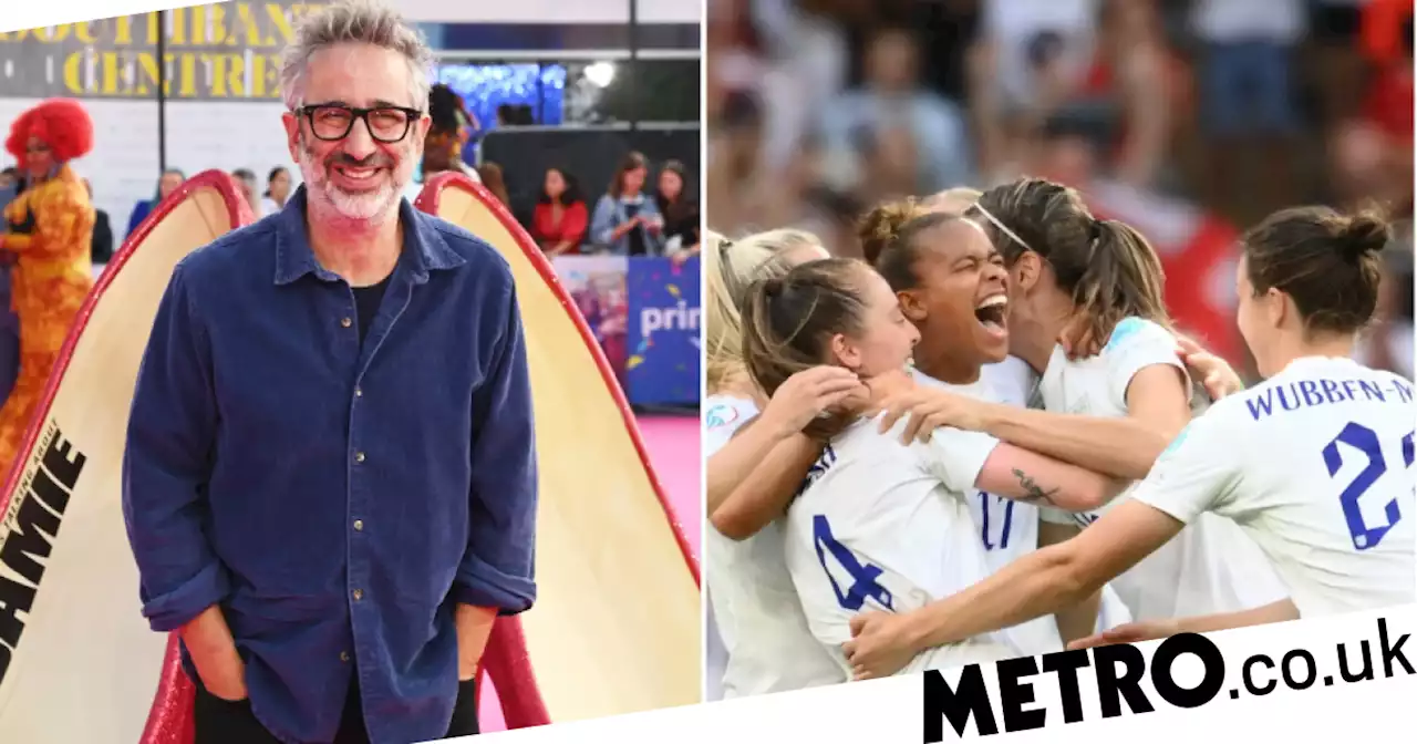 David Baddiel never thought he'd hear Three Lions at Wembley after England win