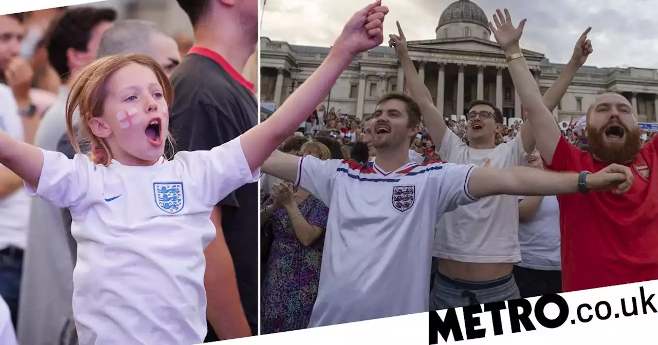 England fans party into the early hours after football finally came home