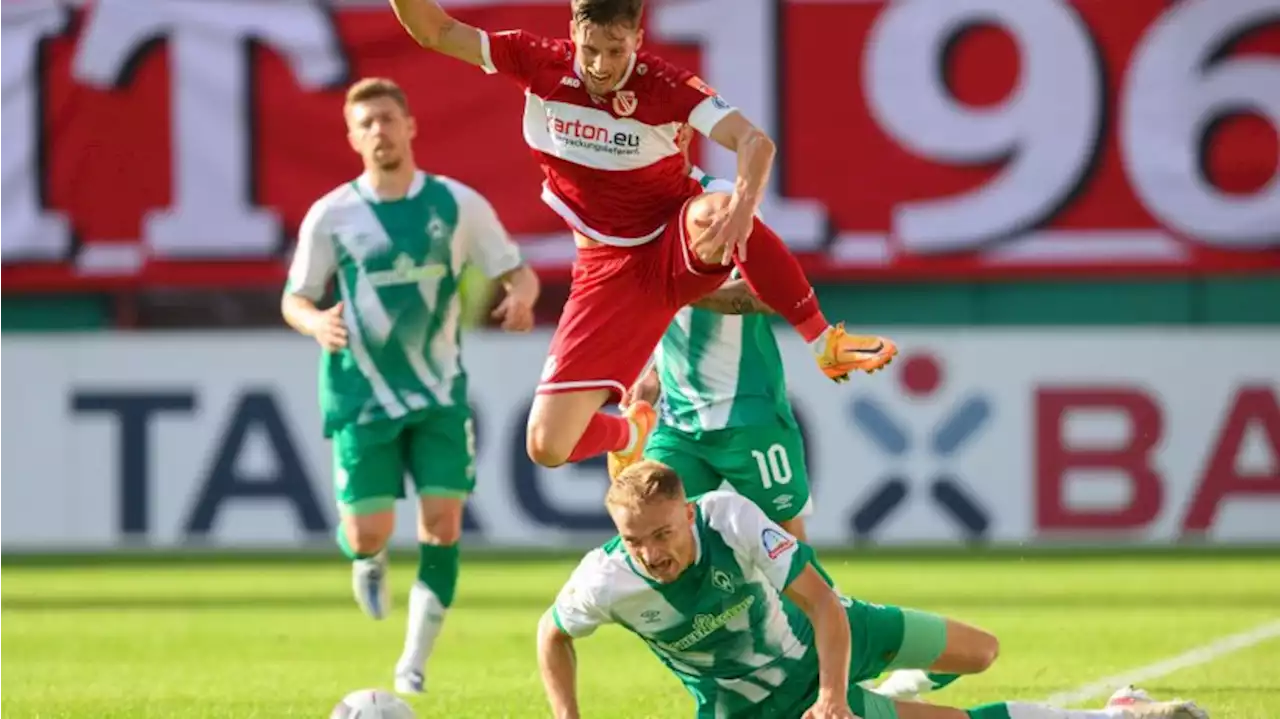 Werder schlägt Regionalligist Cottbus knapp mit 2:1