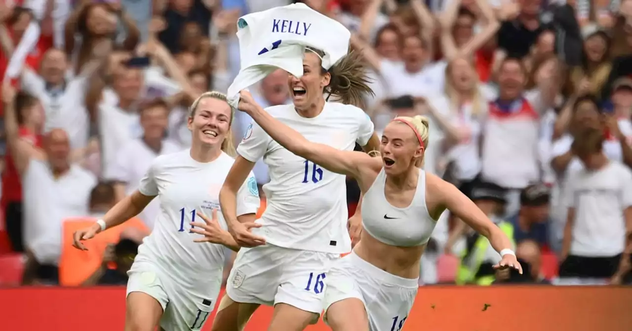 England celebrates soccer triumph, hopes women's win kicks off new era