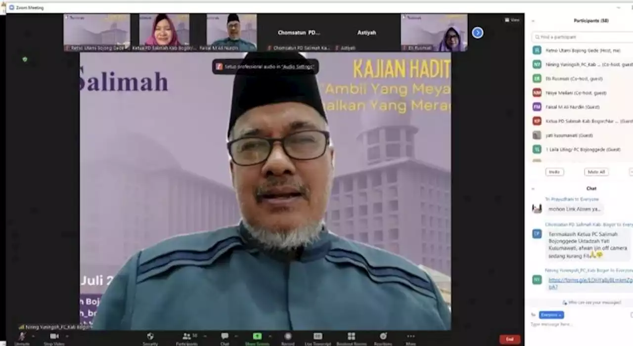 Semarakan Tahun Baru Islam, Salimah Bojonggede Gelar Kajian Hadits |Republika Online