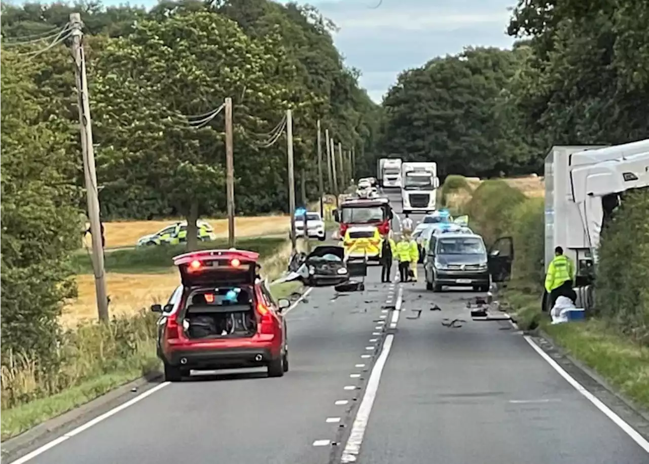 Man suffers potentially life-changing injuries in A41 collision