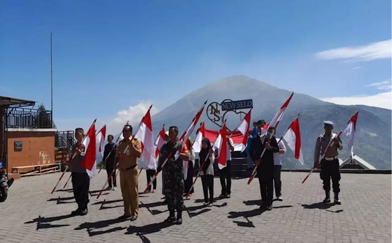 Eks Napiter Ikut Kibarkan Bendera Merah Putih di New Selo Boyolali