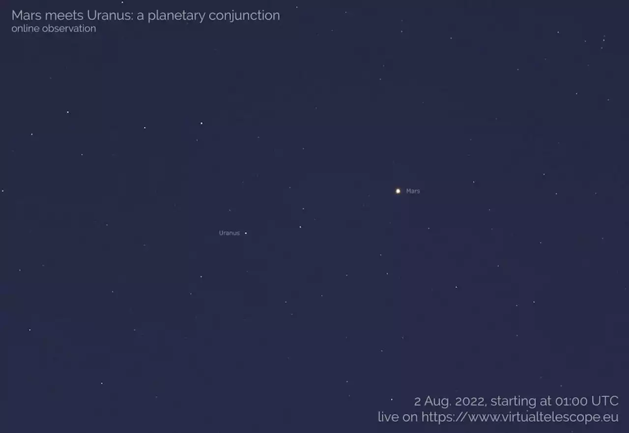 Watch Mars and Uranus meet up in night-sky webcast tonight