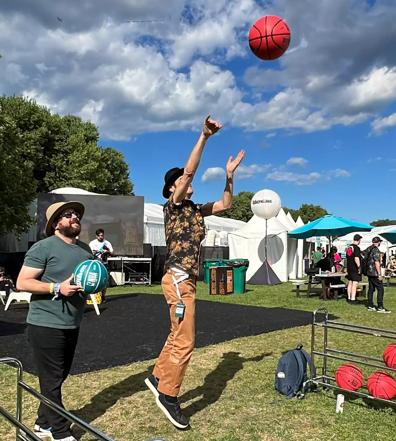 Hooping With Perry Farrell