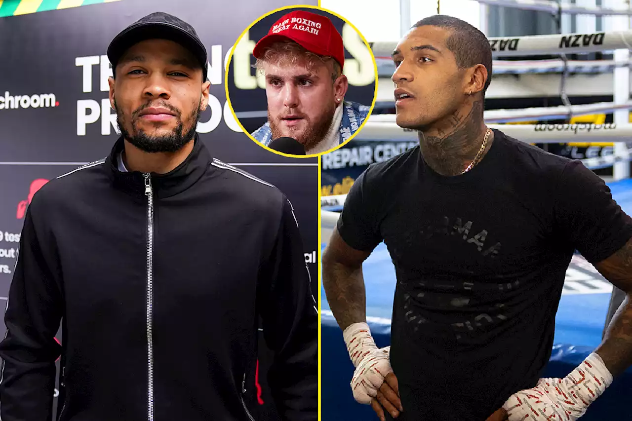 Chris Eubank Jr calls out Jake Paul after Hasim Rahman Jr cancellation and Conor Benn responds