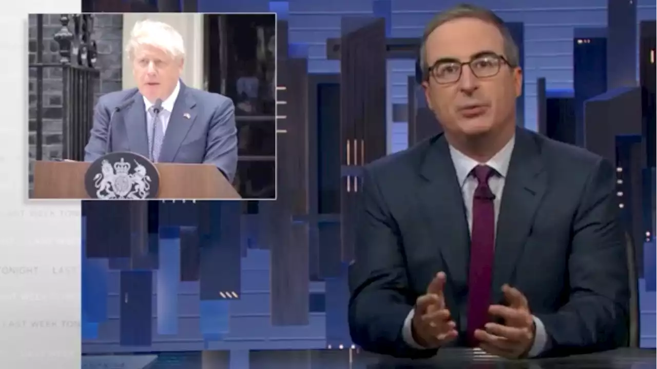 John Oliver Says Goodbye to His Nemesis Boris Johnson