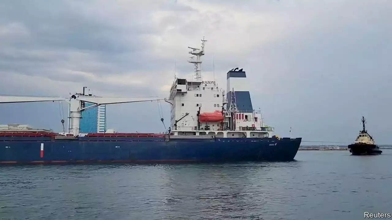 The first grain ship leaves Odessa under a UN-brokered deal