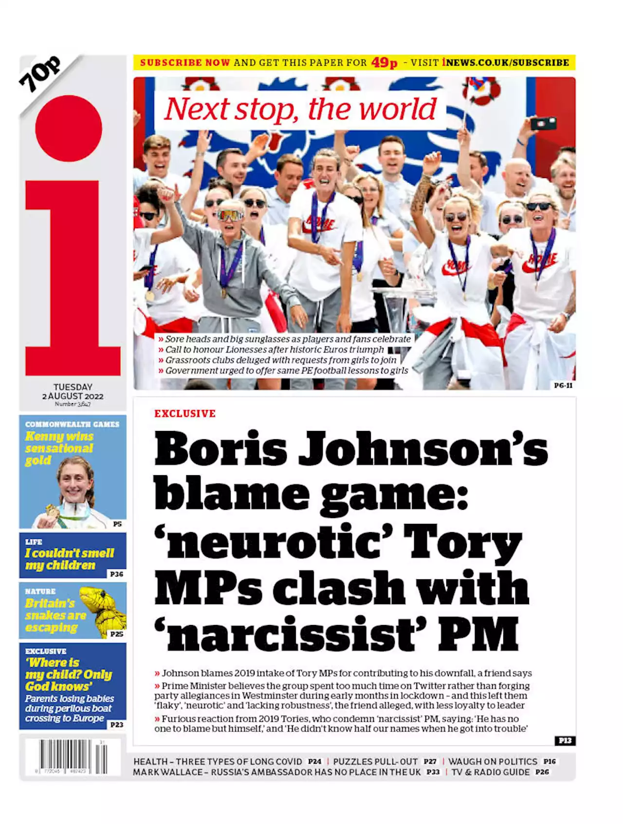 'Flaky' and 'neurotic' MPs versus a 'narcissistic' PM: Boris Johnson blame game goes nuclear