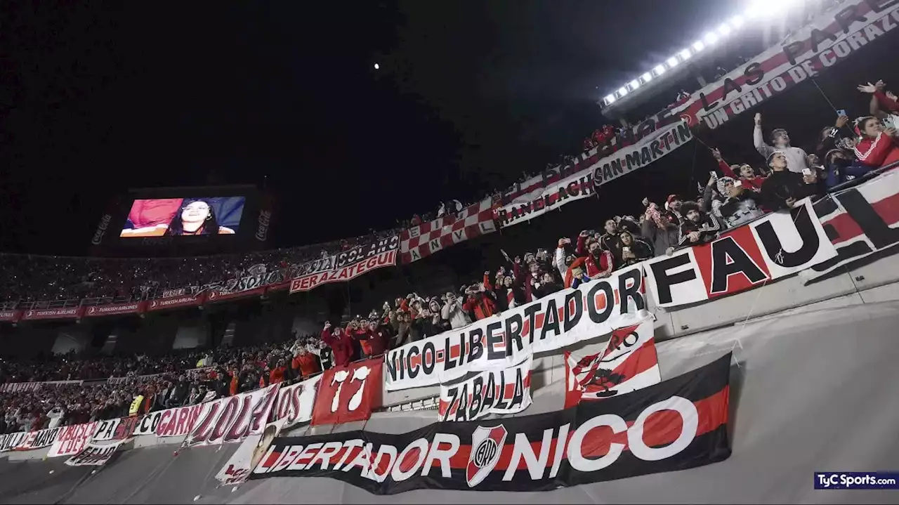 ¡Impactante! El recibimiento del Monumental para que River enfrente a Sarmiento por la Liga Profesional 2022 - TyC Sports