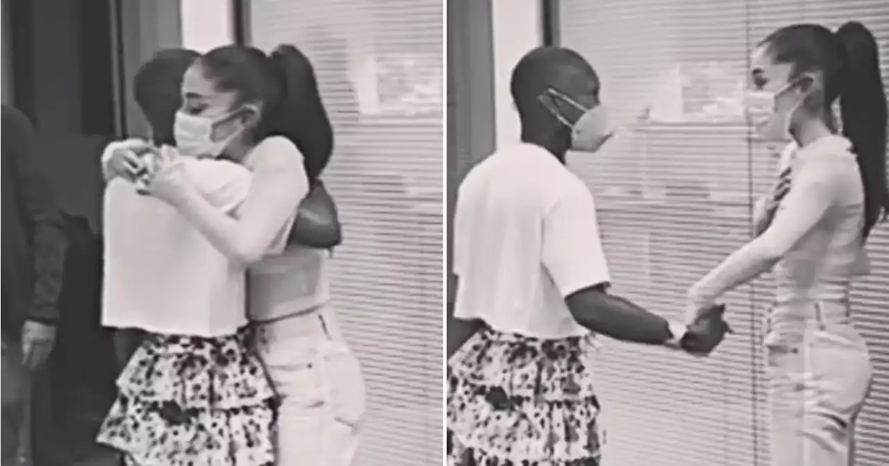 All the Love! Cynthia Erivo, Ariana Grande Embrace Before ‘Wicked’ Filming