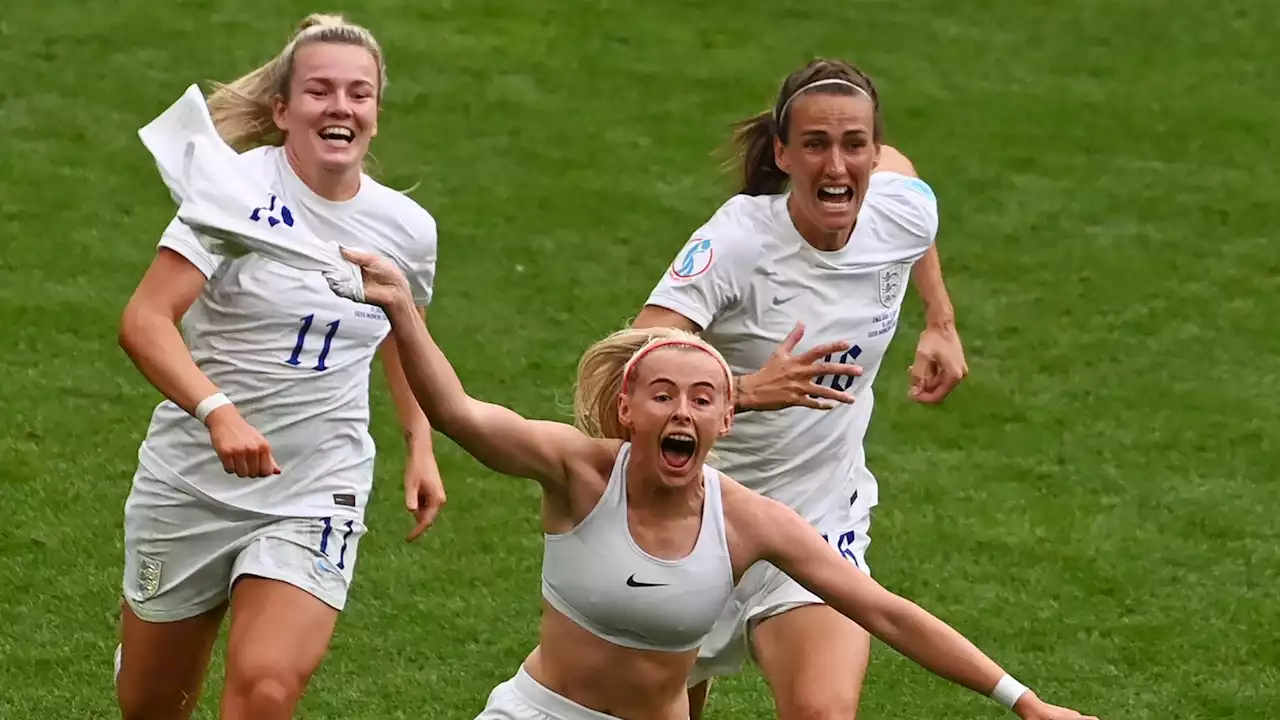 England women end nation’s 56-year soccer title drought with Euro win