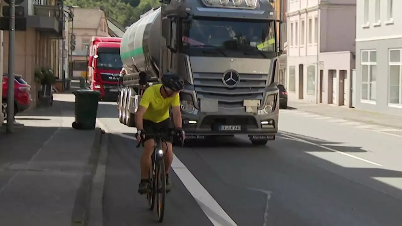 Radfahrer in Lüdenscheid leben gefährlich