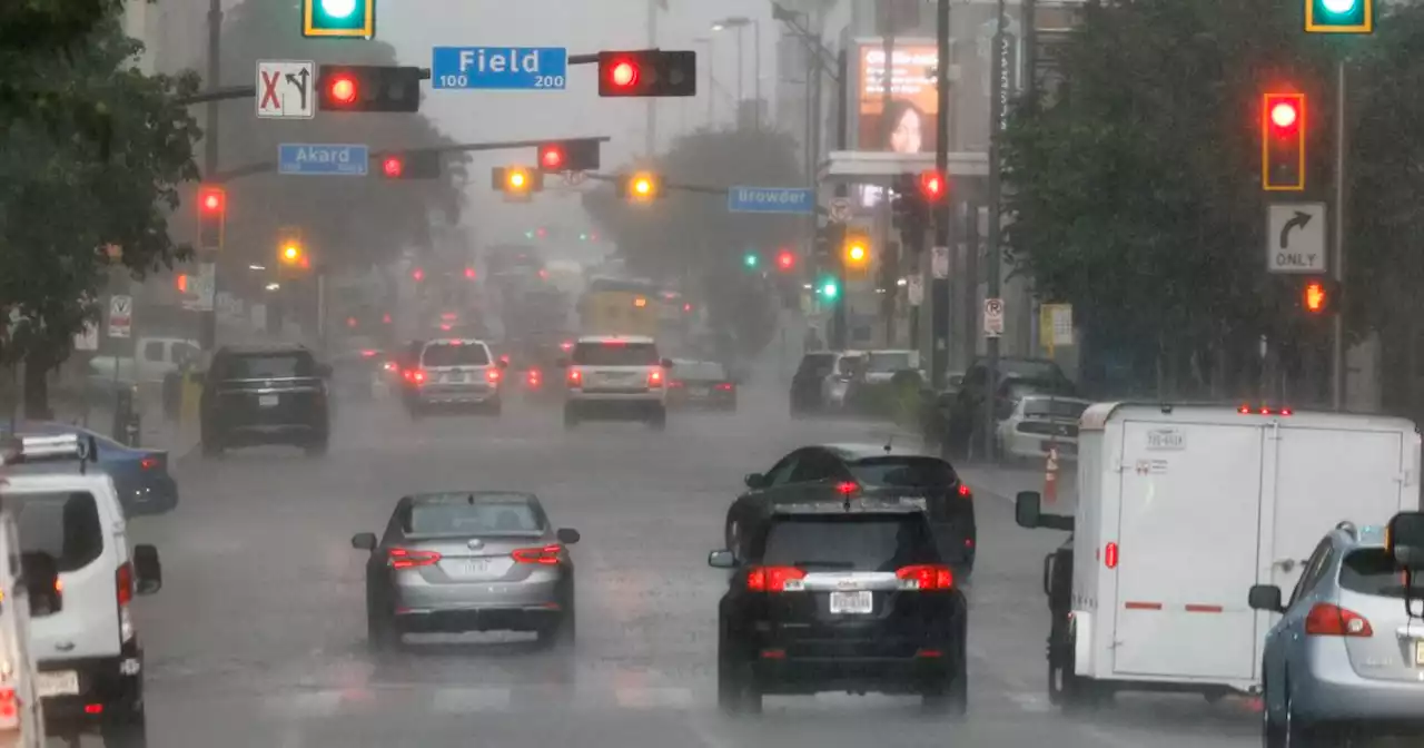 It finally rained in North Texas, unofficially