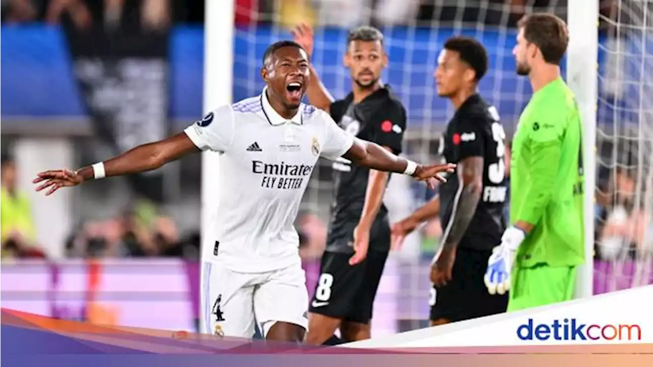 Real Madrid vs Eintracht Frankfurt: Los Blancos Unggul 1-0 di Babak I