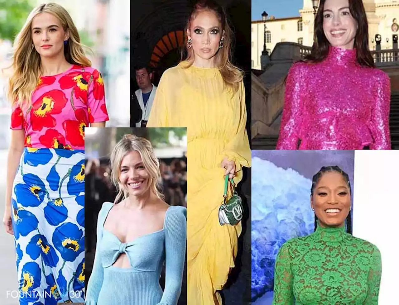 5 Celebrities Wearing The Many Vibrant Colors Of Summer 2022