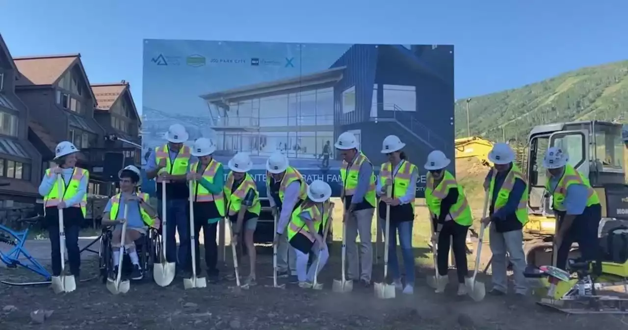 Groundbreaking ceremony held for adaptive ski and snowboard center at Park City Mountain