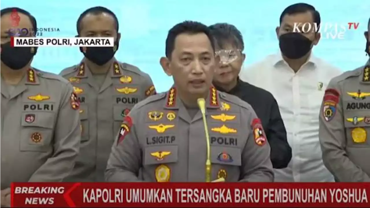 Ferdy Sambo Ditetapkan Jadi Tersangka Penembakan Brigadir J, Kapolri Disebut Lulus Ujian Terberat