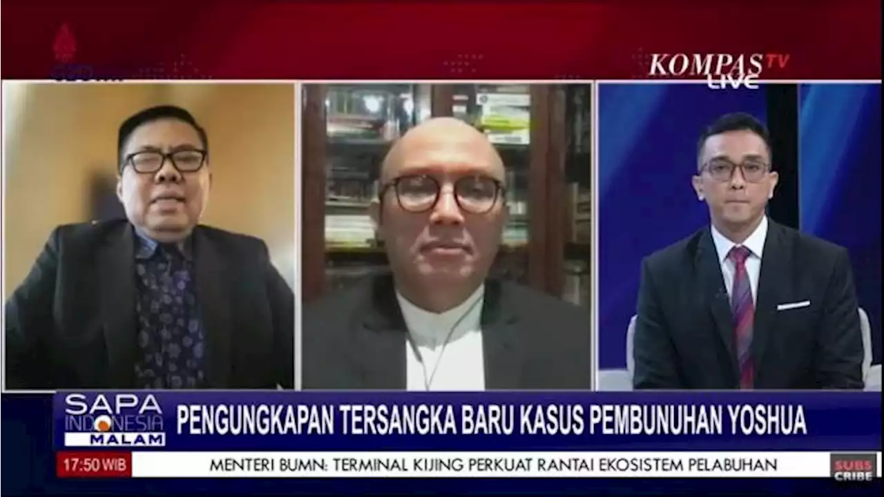 Pakar Hukum Pidana dan Kuasa Hukum Yoshua Telah Menduga Irjen Ferdy Sambo bakal Jadi Tersangka