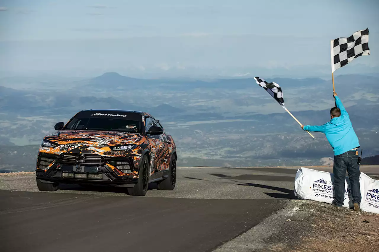 Lamborghini Urus smashes Pikes Peak SUV record...