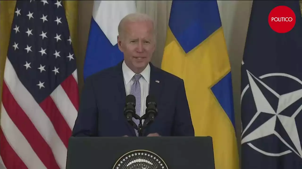 Biden signs NATO membership protocols for Finland and Sweden