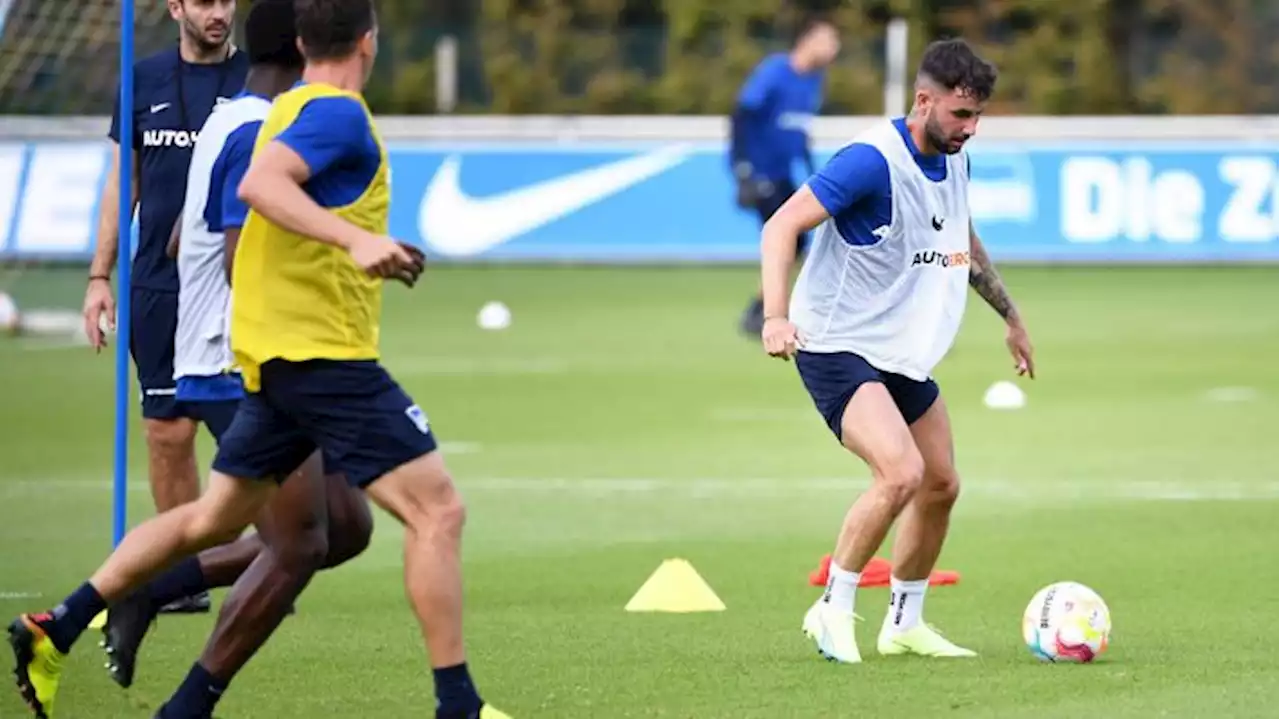 Herthas Marco Richter kehrt zurück ins Mannschaftstraining