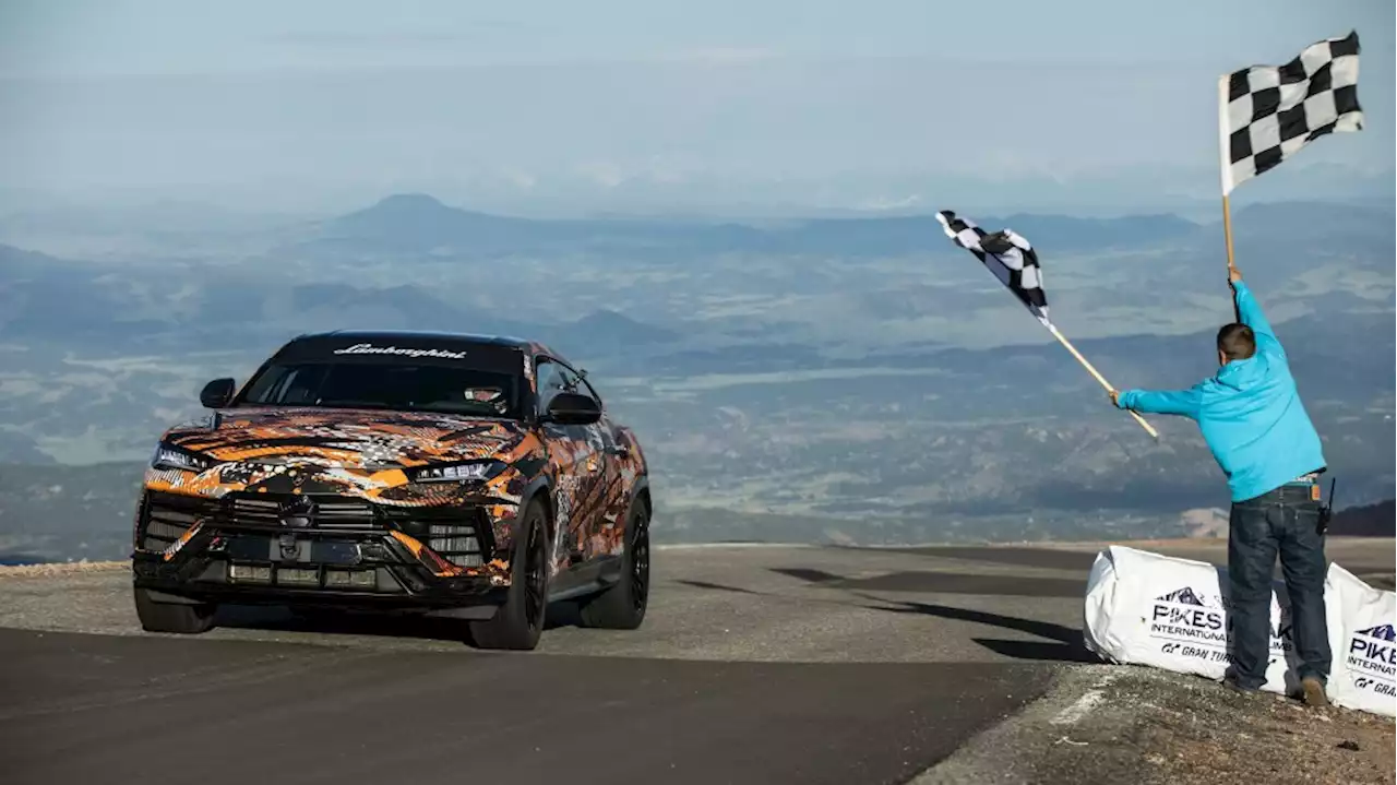 New Lamborghini Urus variant sets SUV record at Pikes Peak