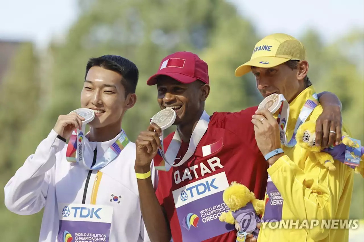 '우상혁 경쟁자' 바심 '몸 완벽하지 않아도 경험 활용해 점프' | 연합뉴스