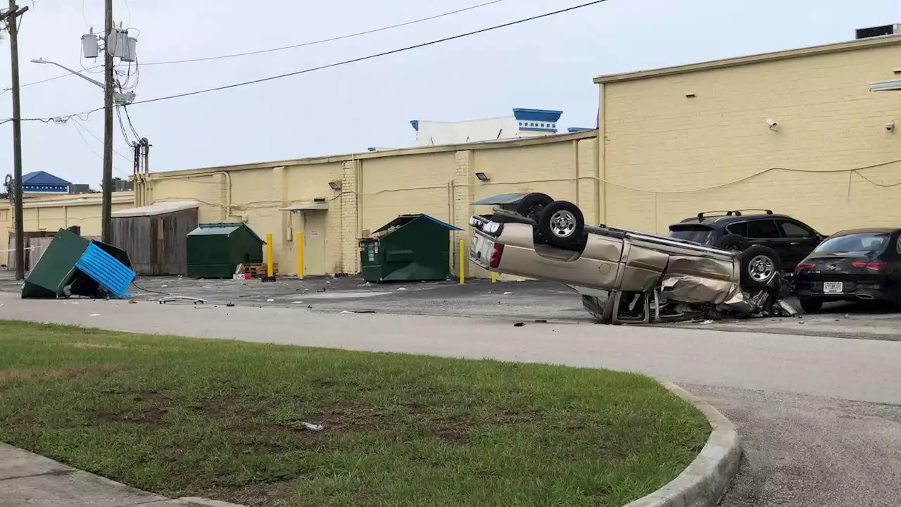 Man fatally crashes truck into dumpster on Rogero Rd.