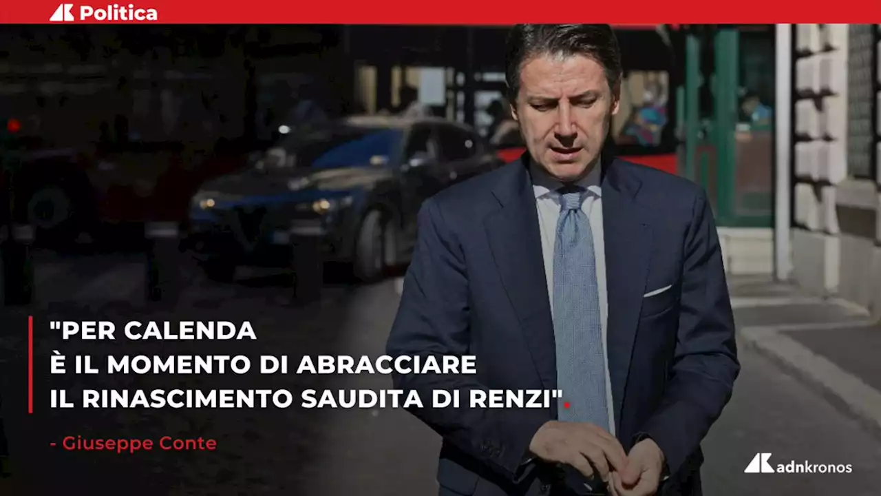 Elezioni 2022, Conte: 'Nuova settimana, nuova alleanza per Calenda'