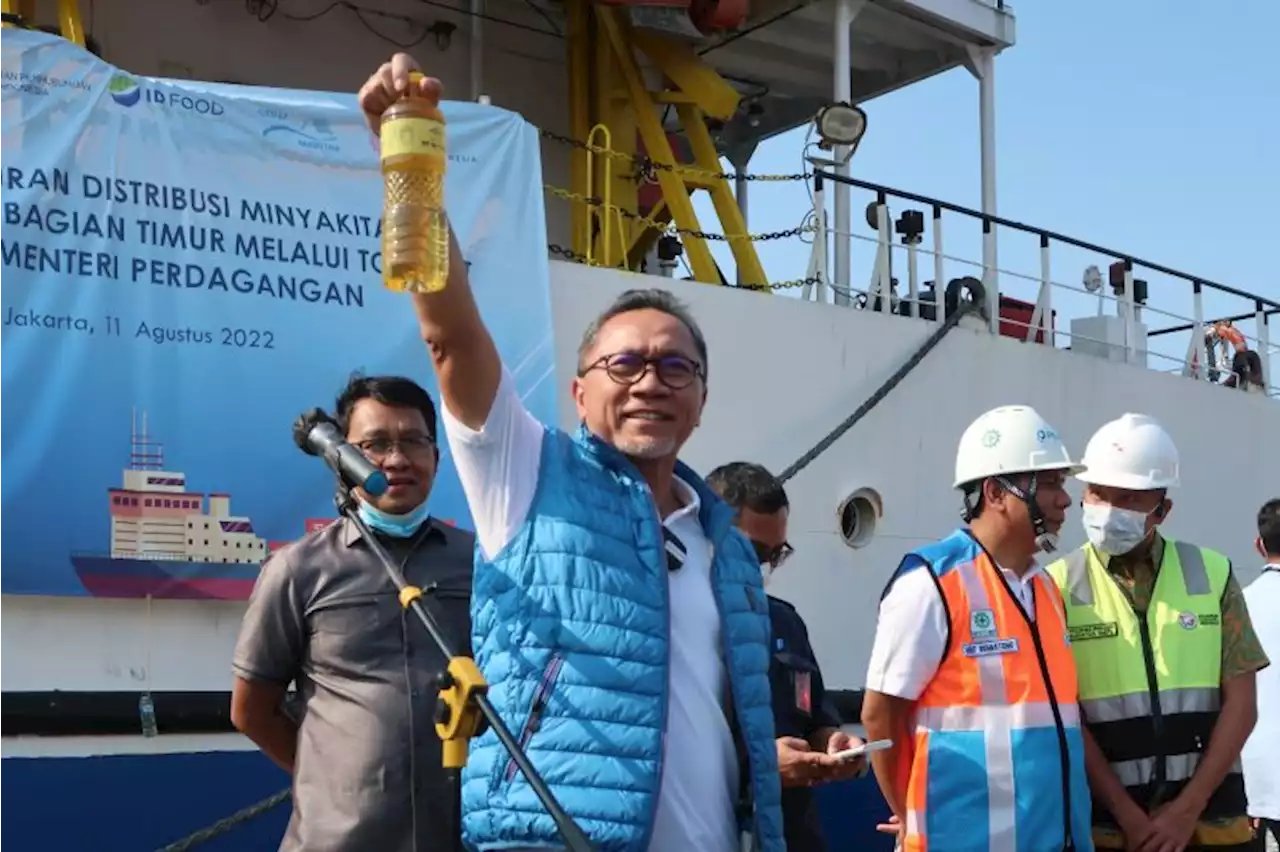 Pemerintah kirim 1,3 juta liter minyak goreng ke wilayah timur RI