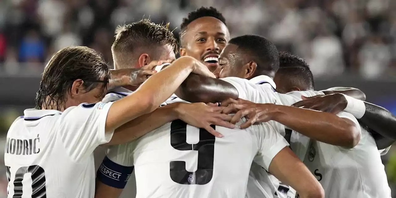 Hasil Piala Super Eropa Real Madrid vs Eintracht Frankfurt: Skor 2-0 - Bola.net