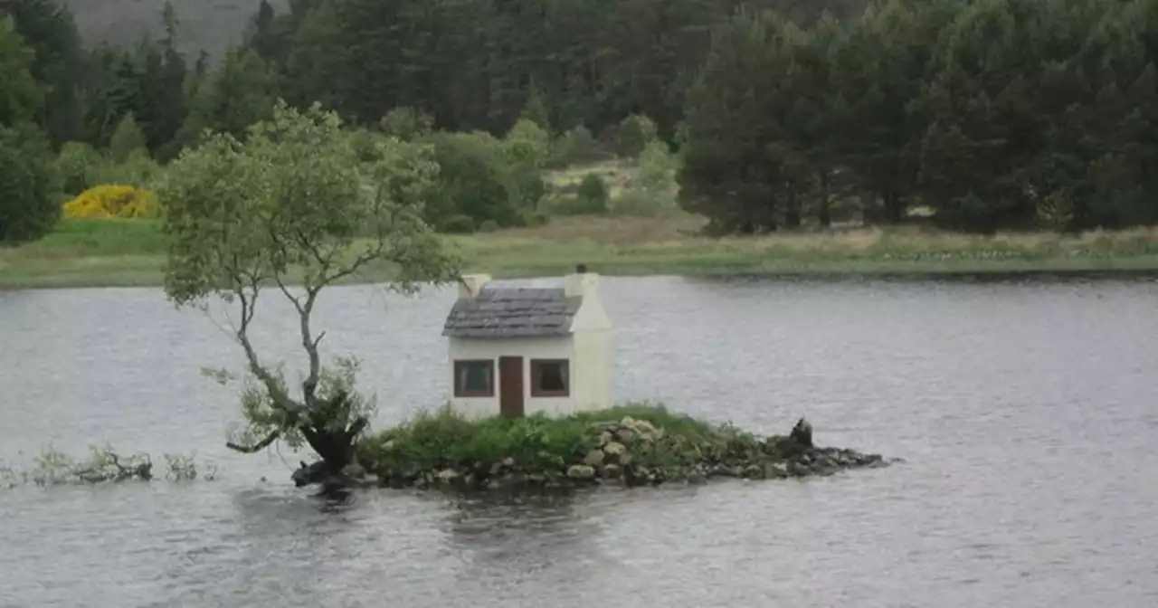 The house built on a island on a Scottish loch that's not what it seems