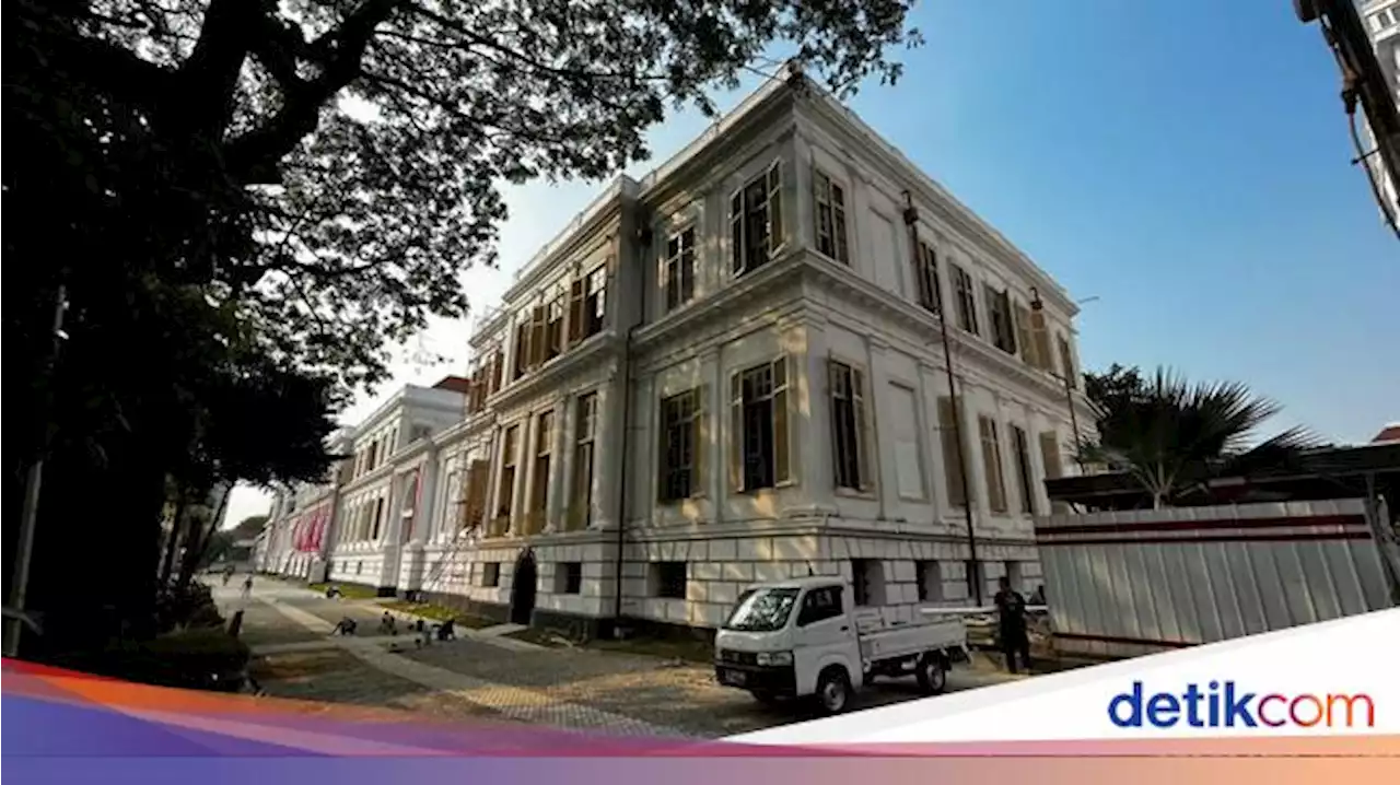 Gedung yang Dibangun Daendels Lagi Dipercantik Sri Mulyani