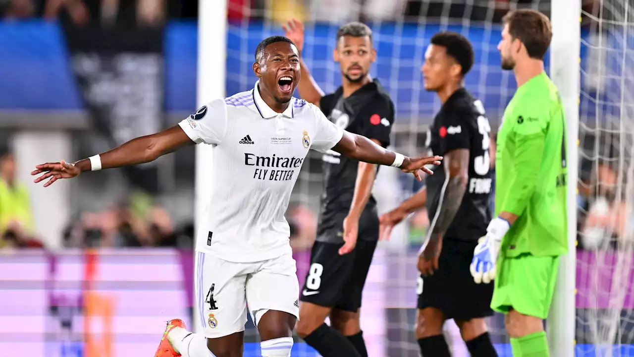 Real Madrid gewinnt Supercup gegen Frankfurt - Matchwinner Alaba: 'Das passiert bei mir nicht so häufig'