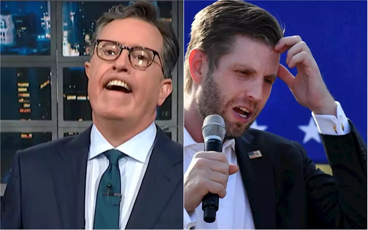 Stephen Colbert Taunts Eric Trump's All-Too-Revealing Defense Of His Father