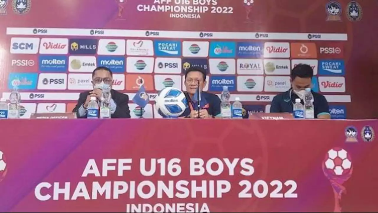 Final Piala AFF U16 2022: Pelatih Vietnam Meminta Skuadnya Dilindungi dari Suporter Indonesia