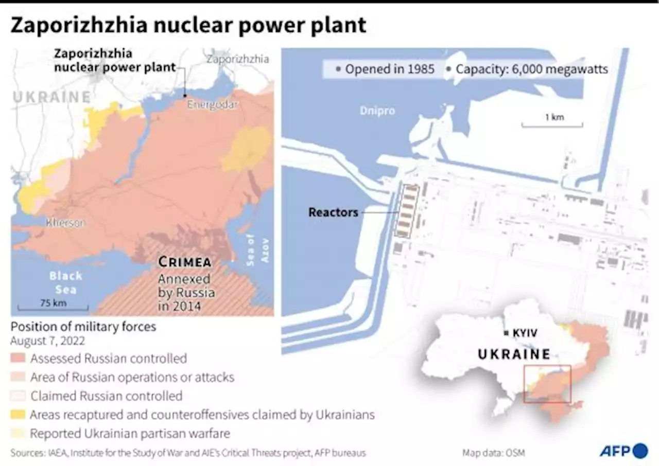 Ukraina Tuding Rusia Serang Sekitar PLTN Zaporizhzhia