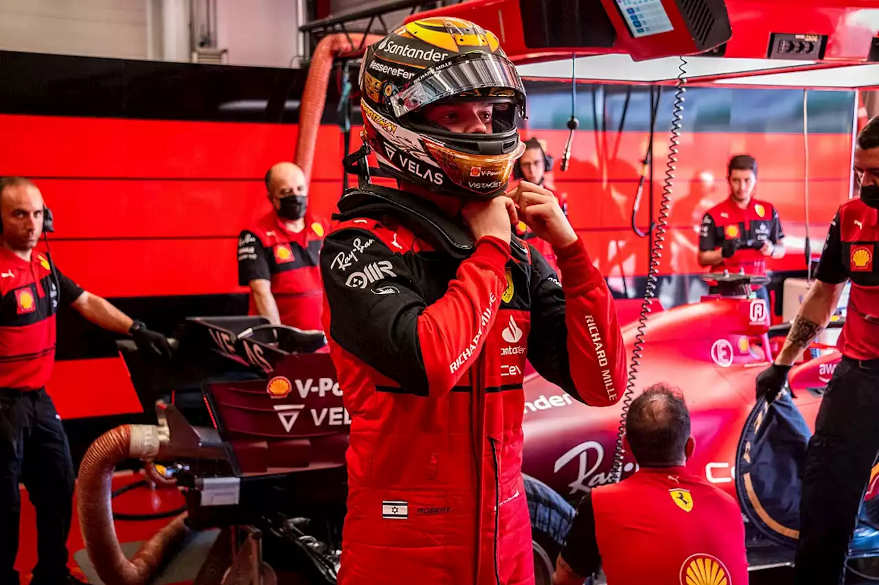 Shwartzman “excited” for Ferrari FP1 chances after F1 summer break