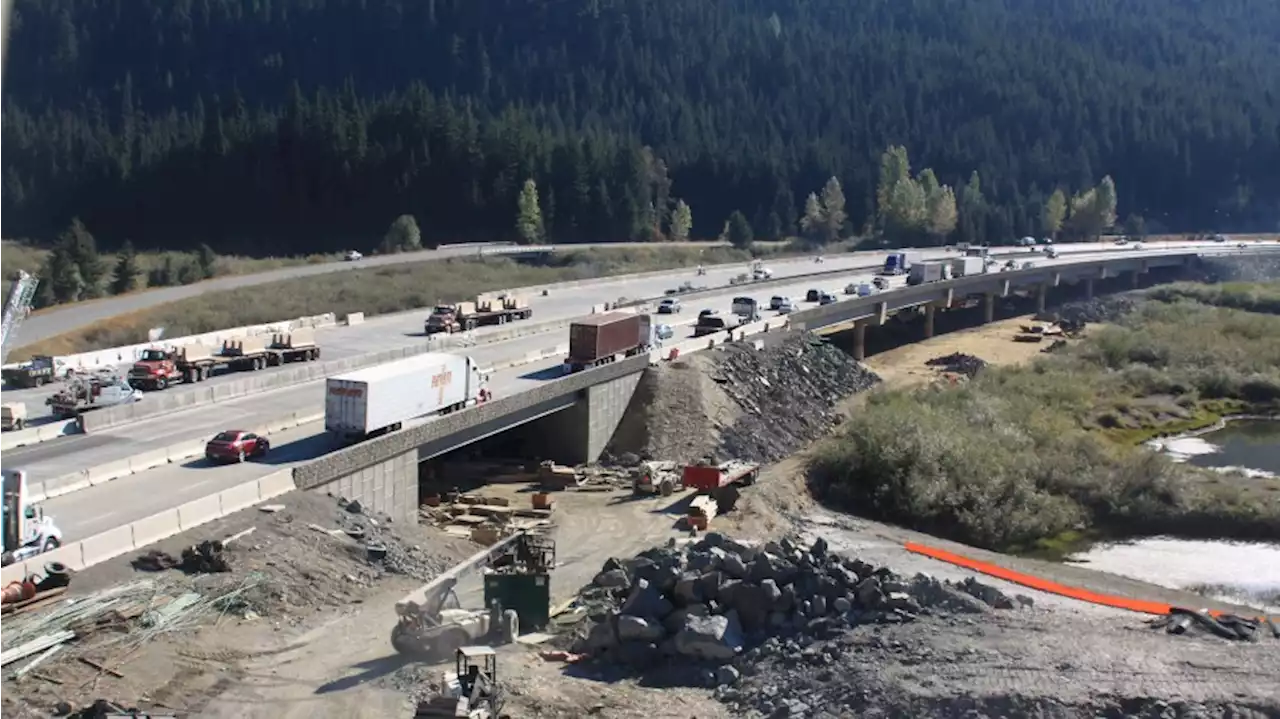 I-90, Snoqualmie Pass construction returns with lane-widening and expected traffic delays