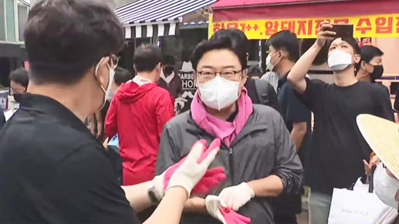 수해 현장 찾은 국힘 의원 '사진 잘 나오게 비 왔으면'