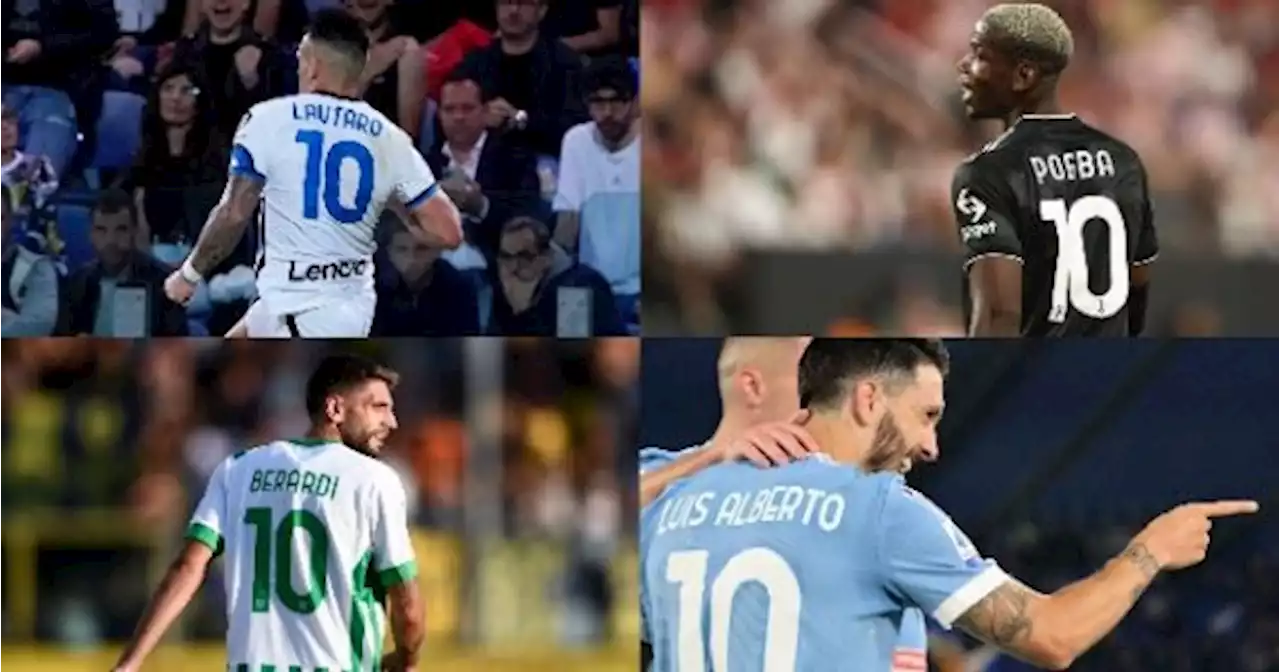 I giocatori con la maglia numero 10 della Serie A 2022/2023