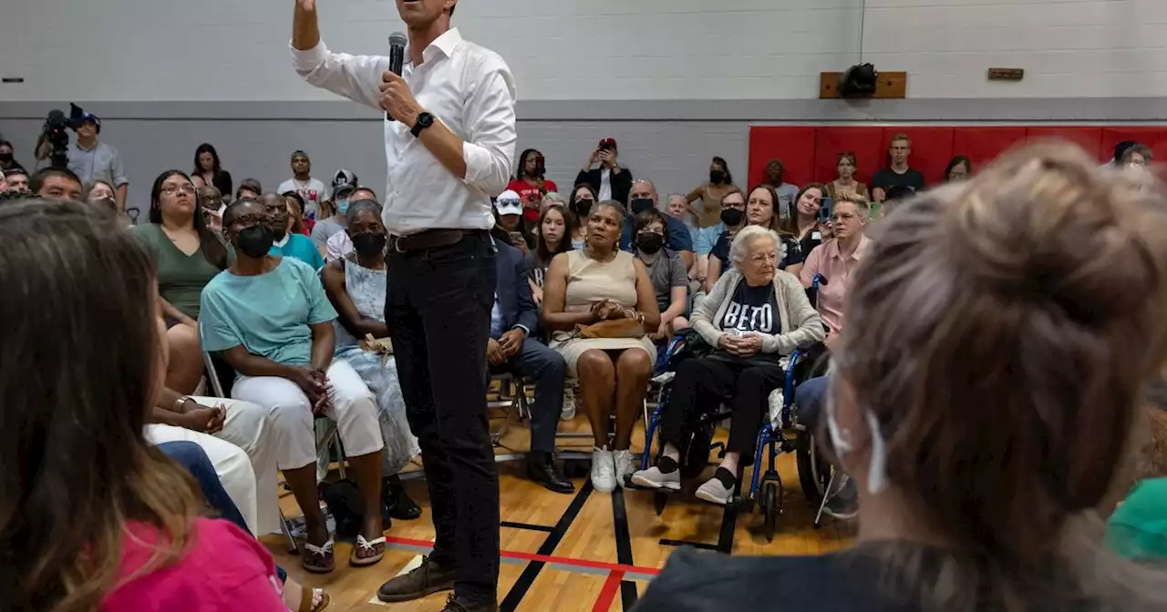 Beto O’Rourke swears at Greg Abbott supporter who heckled him over Uvalde shooting