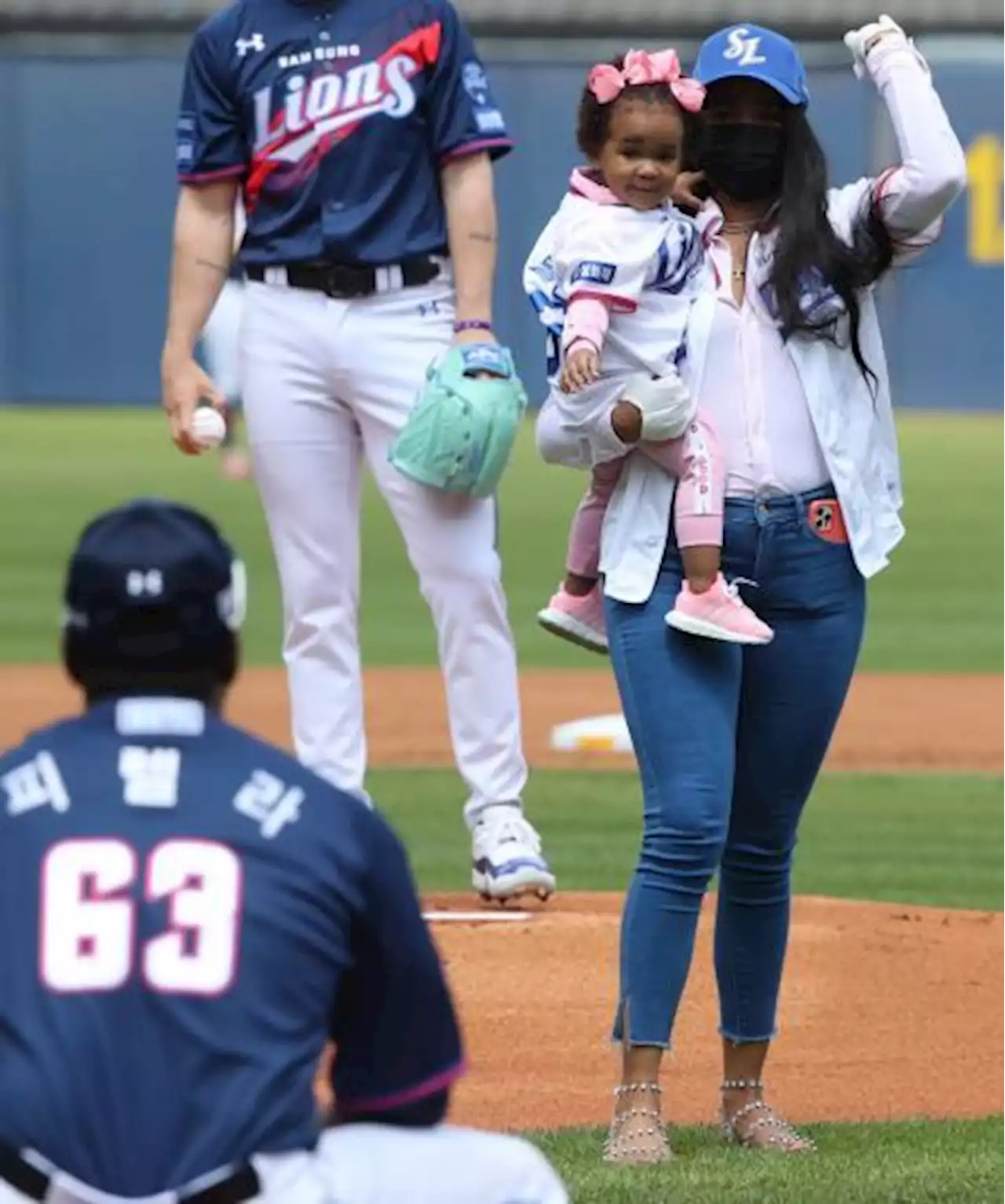 2022년 KBO 최고 외국인 타자 피렐라, 가족 앞에서 첫 끝내기 | 연합뉴스