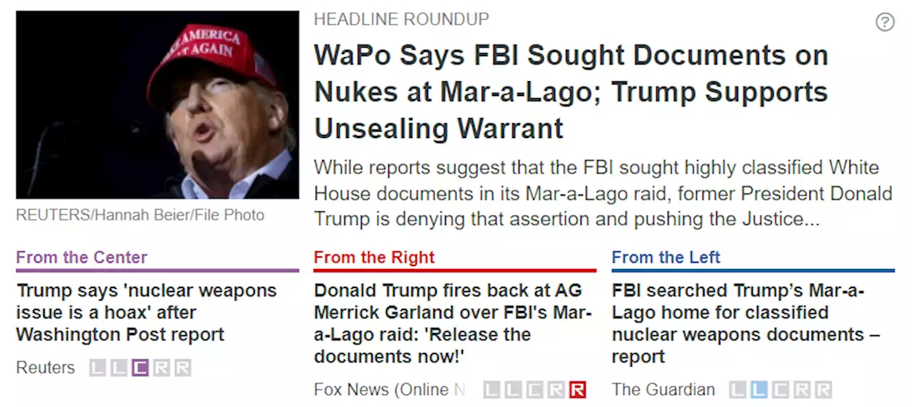 WaPo Says FBI Sought Documents on Nukes at Mar-a-Lago; Trump Supports Unsealing Warrant