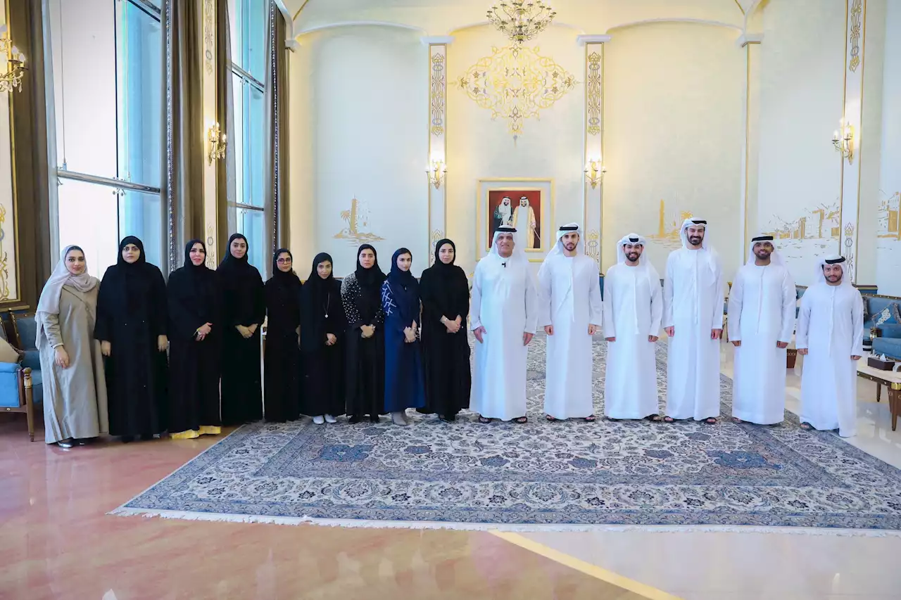 ‎حاكم رأس الخيمة يستقبل وفد المؤسسة الاتحادية ومجلس رأس الخيمة للشباب