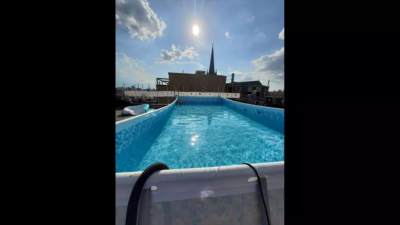 Huge illegal pool found on Brooklyn rooftop