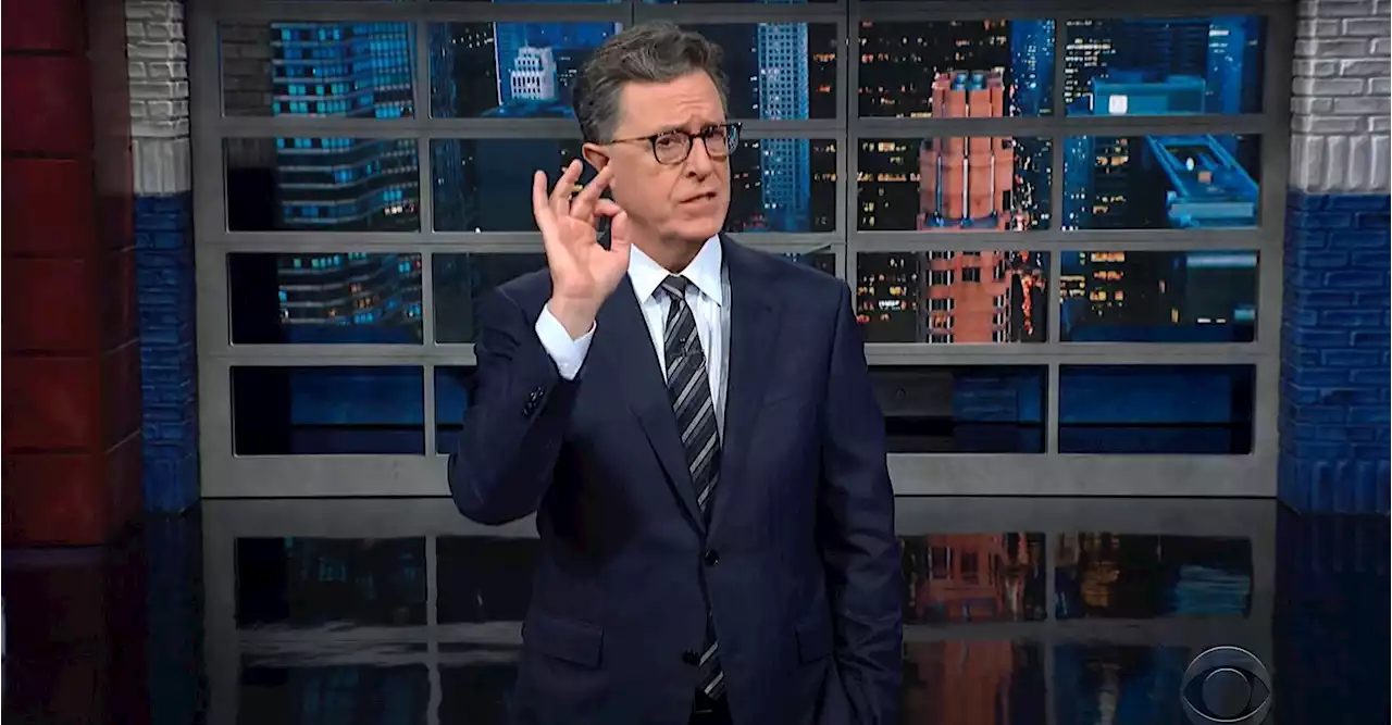 Stephen Colbert Taunts Fox News Host's 'Very Stupid Theory' About Trump