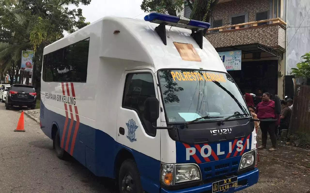 Pelayanan SIM Keliling Kendari Hari Ini di Bundaran Mandonga dan Tank Anduonohu