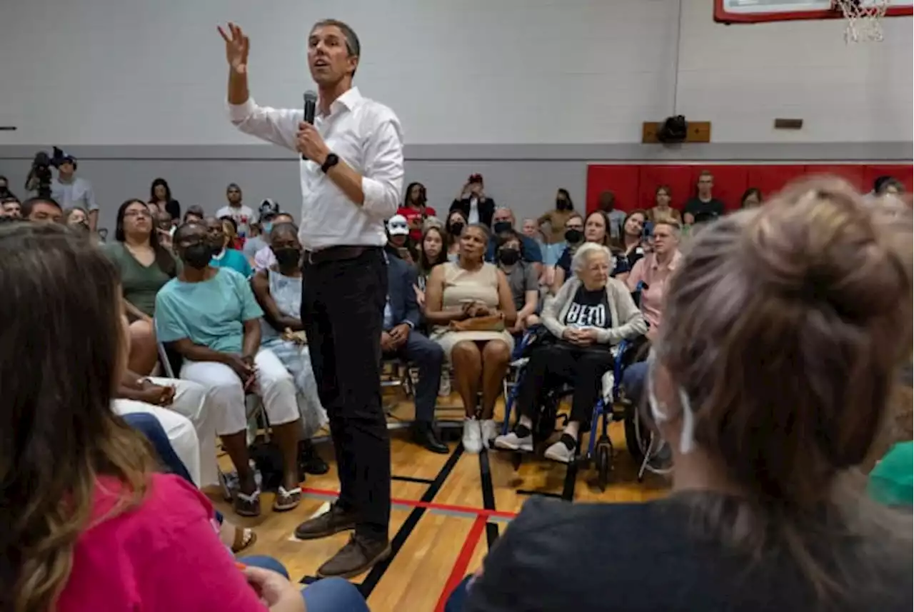 Beto O’Rourke swears at Greg Abbott supporter who heckled him over Uvalde shooting